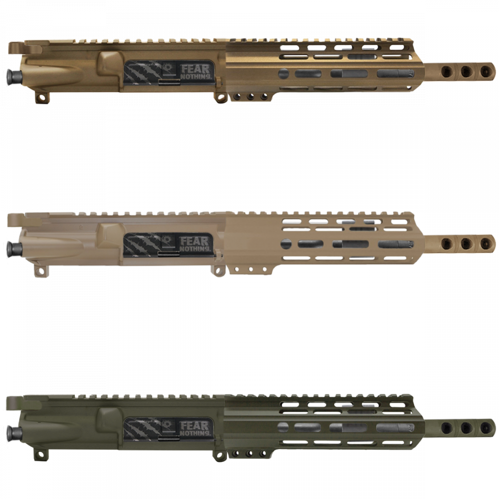 AR-15 5.56 NATO 7'' PISTOL - FORGED UPPER WITH 7'' HANDGUARD- CERAKOTE COLOR ACCENT BUNDLE- UPPER ASSEMBLY