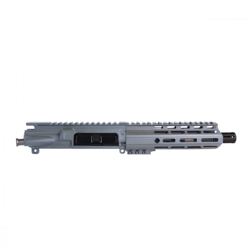 AR15 7" Complete Upper Receiver 5.56 AR15 Upper Sniper Gray Grey Gray Grey-img-0