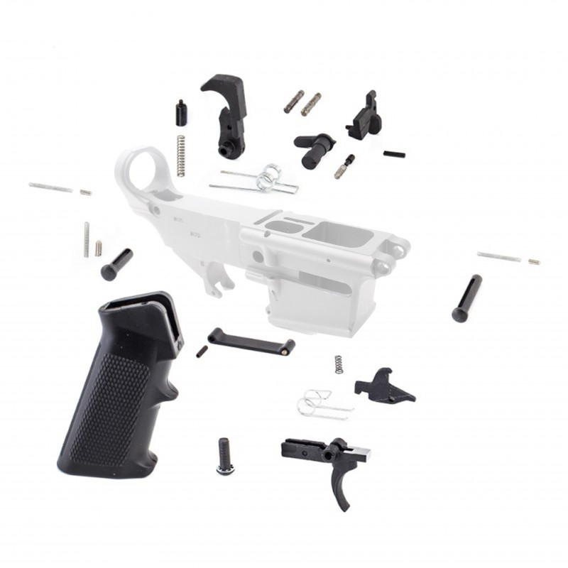AR 9MM Lower Parts Kit w/ Standard Grip & Trigger Guard