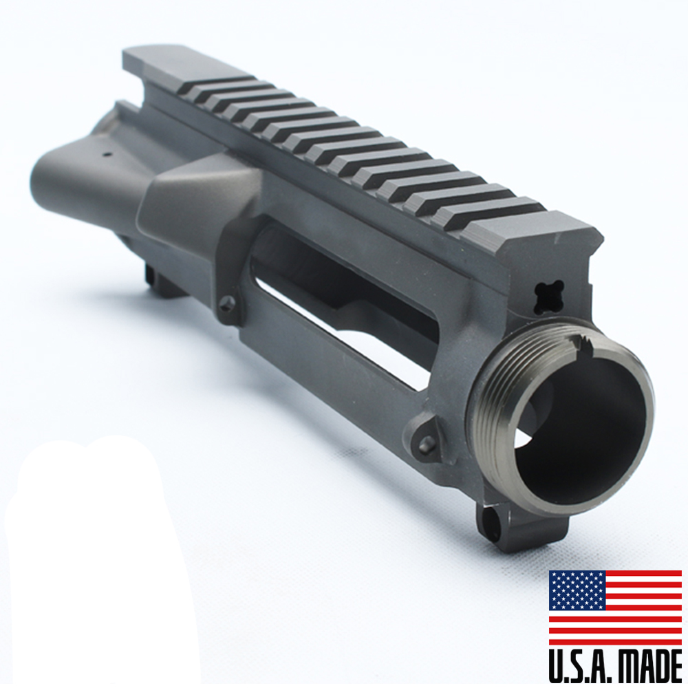 AR15StrippedUpperReceiverGREYMadeinUSA