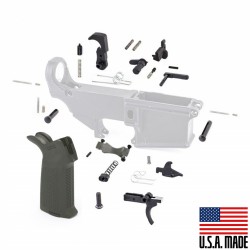 Lower Parts Kit w/ Magpul OD Green Grip (USA) &Trigger Guard