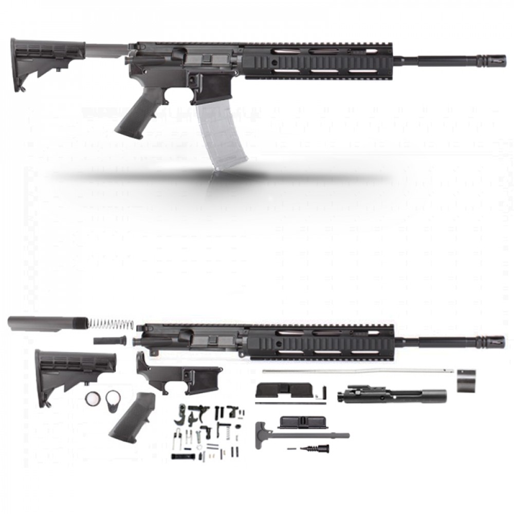 Sniper Carbine Length Handguard Quad Rail for DMPS LR 308 Low Profile Upper 