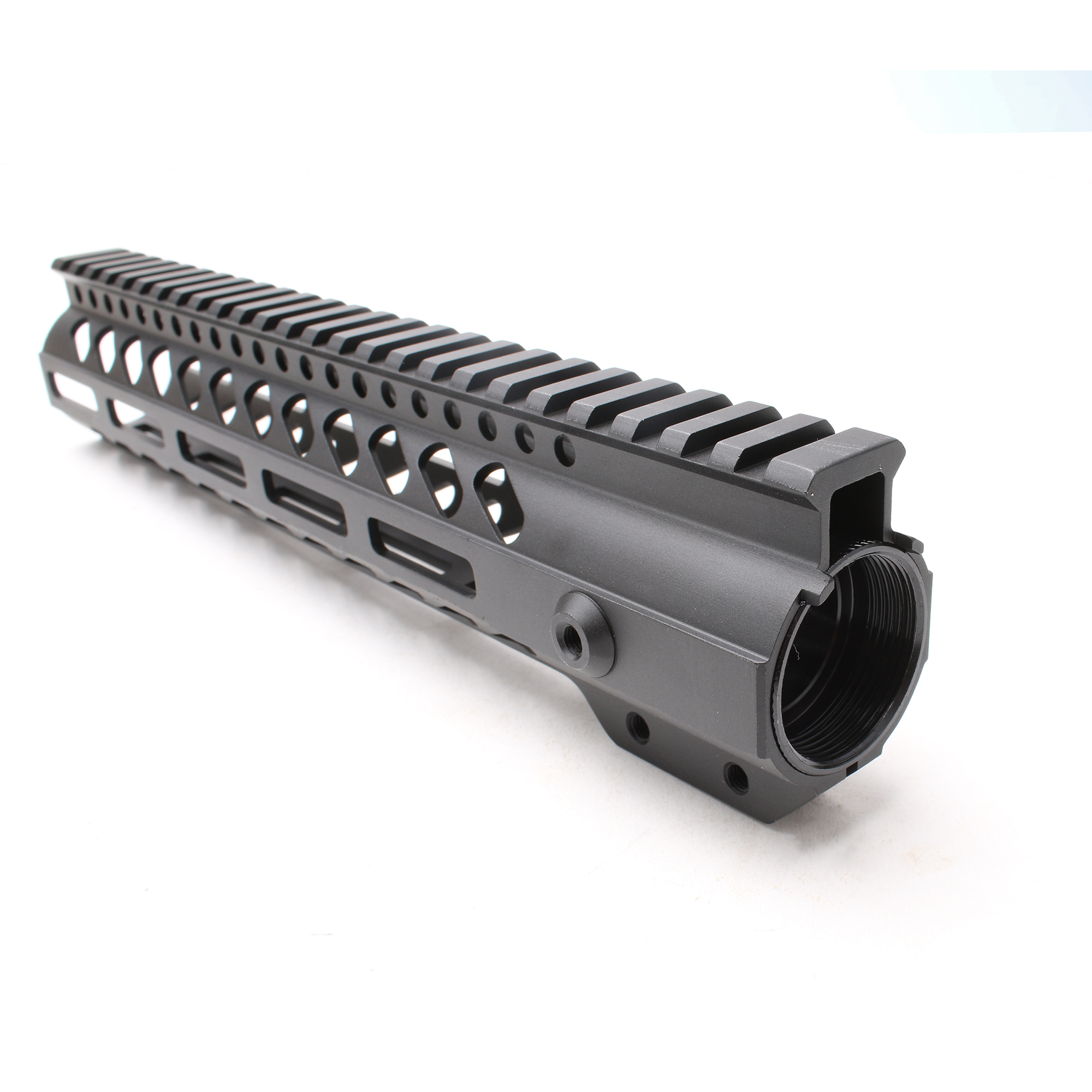 Ar 15 M Lok 10 Inch Super Slim Free Float Handguard No Rails 2310