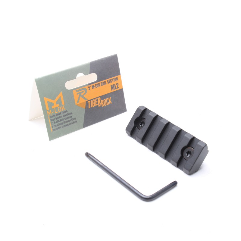 2" M-LOK Rail Section (Package)