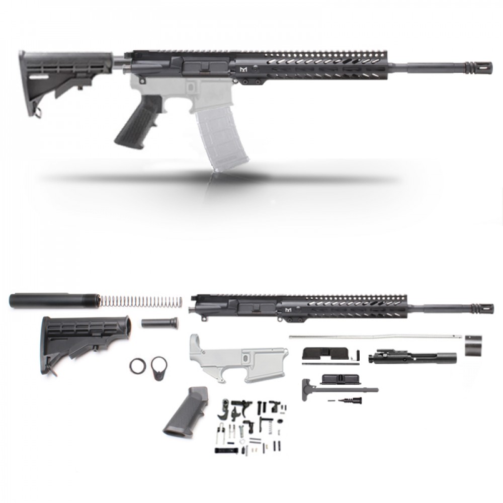 Ar15 16 Rifle Build Kit W 15 M Lok Handguard With 2 3 M Lok Rails Assembled Upper Ar15 16 Rifle Build Kit W 15 M Lok Handguard With 2 3 M Lok Rails Assembled Upper