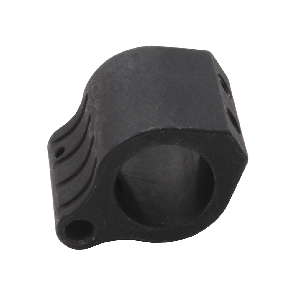 .625 Low Profile Steel Gas Block with Lines - Steel