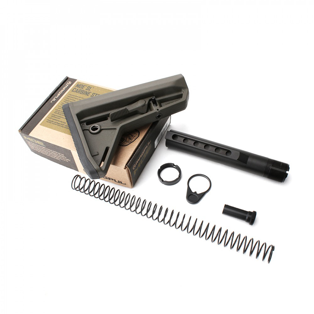 AR10 Magpul MOE SL Stock OD Green with MilSpec Buffer Tube Kit