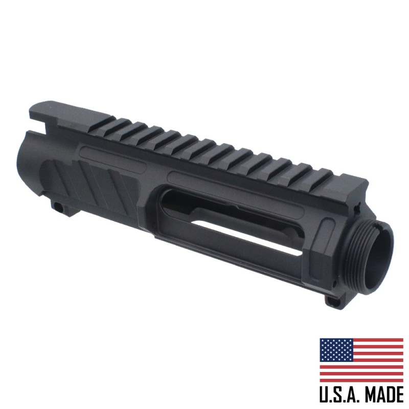AR15BilletStrippedMod1UpperReceiverMadeInUSABlack
