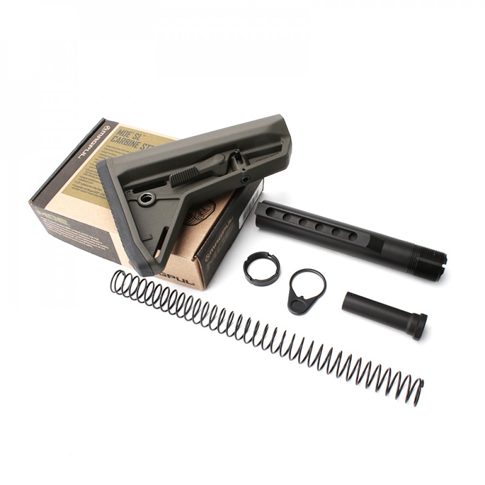 Magpul MOE SL CARB Stock OD Green with MIL Spec Buffer Tube Kit