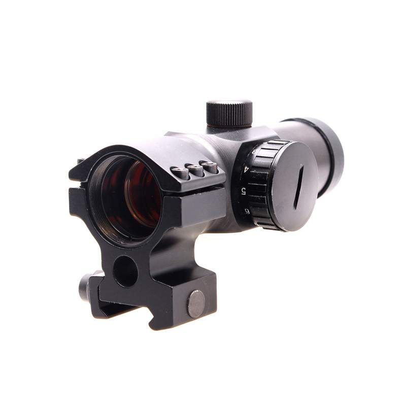 AR15 Illuminated 1x30 Red Dot Scope Sight with 1 inch or 30mm Red Dot