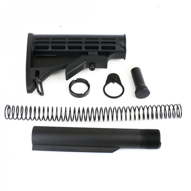 Mil-Spec 6-Position Collapsible Carbine Stock Kit for AR10 308