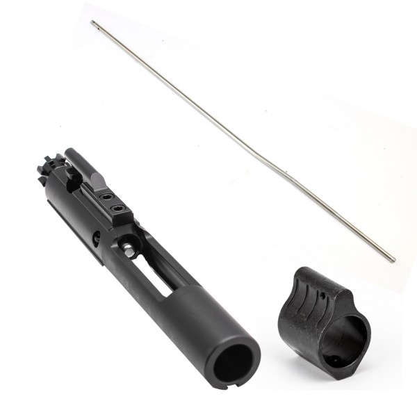 AR15/M16 Bolt Carrier Group Assembly with Low Profile Micro Gas Block