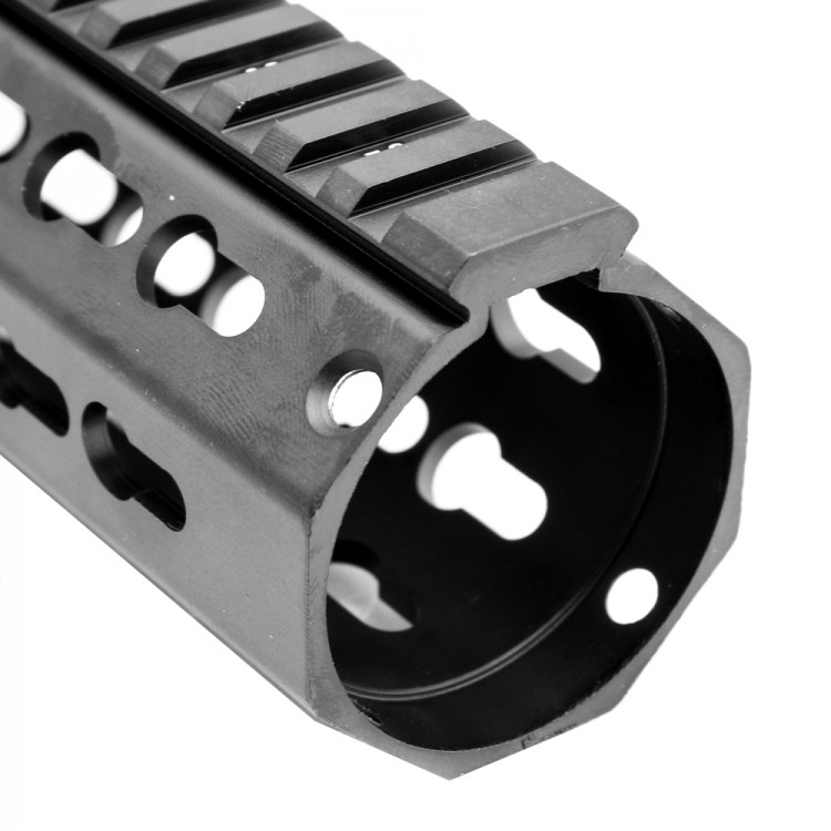 Ar15 16 Extended Rifle Length Free Float Keymod Rail Handguard