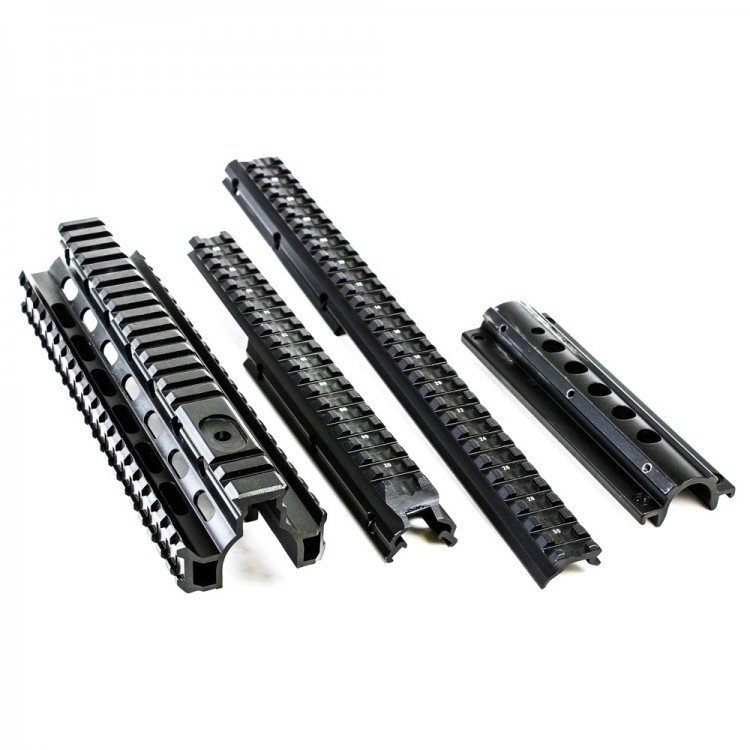 Saiga12 Shotgun Quad Rail System Black Handguard Mount