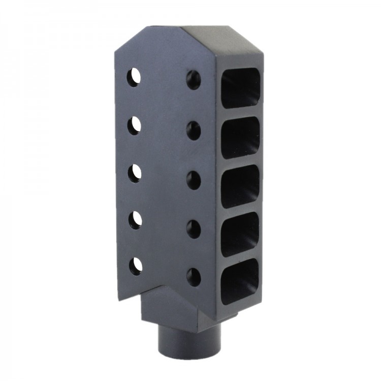 ar-15-barrett-style-tanker-extended-length-muzzle-brake-black