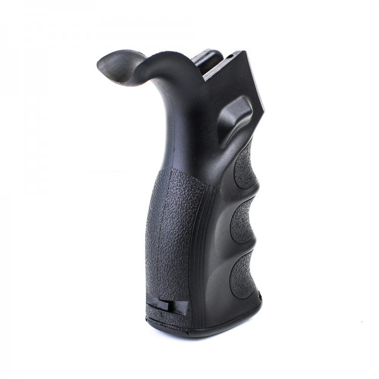 Ergonomic Pistol Grip with Beavertail - Black